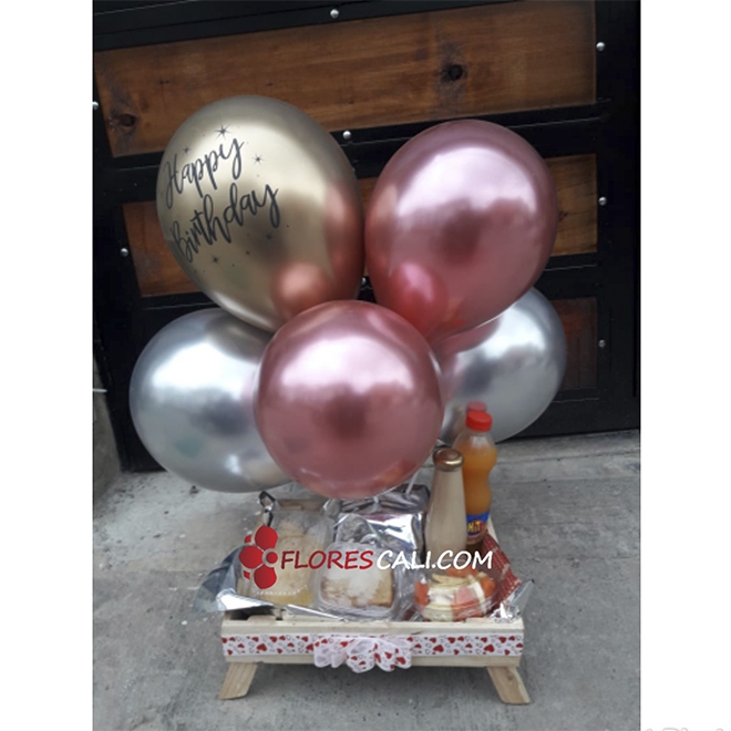 Desayuno sorpresa con globos Dia de la Madre 