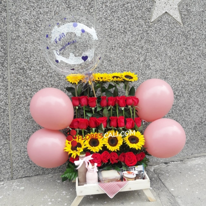 bellas flores para ti Mama con desayuno  Floristeria en Cali