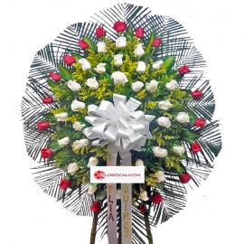 Ramo Floral Condolencias Funebres flores en cali