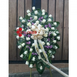 corona Funebre Paz Floristerias en Cali